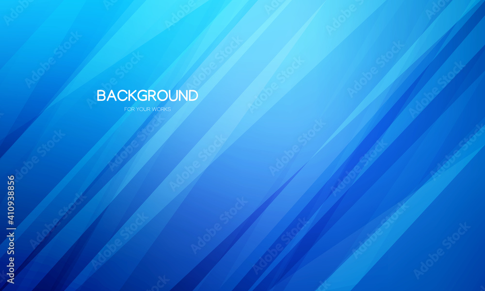 Poster blue gradient abstract background vector illustration with diagonal geometric shapes. technology con