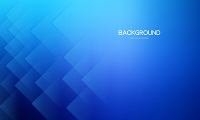 Blue gradient abstract background vector illustration with geometric triangular pattern. Technology concept.