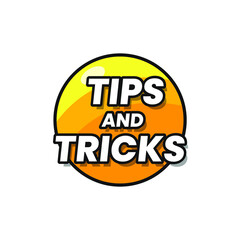 Tips & Tricks design vector