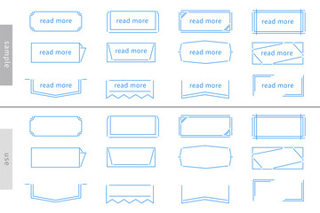 タイトル 見出し ボタン リンク 水 雲 装飾 枠 バナー フレーム Ai Eps ベクター素材 Abstract Wall Mural Abstra Sozyer