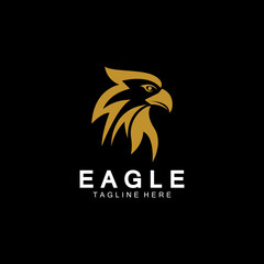 Eagle icon logo design vector template