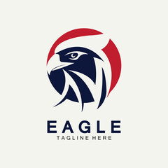 Eagle icon logo design vector template