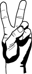 victory | peace and victory sign