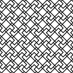 black and white seamless geometric pattern