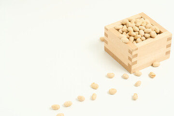 枡に入れた節分の豆