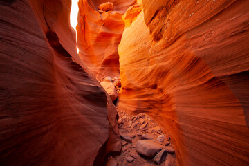 The Antelope Canyon, near Page, Arizona, USA - 410948264