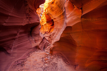 The Antelope Canyon, near Page, Arizona, USA - 410948841