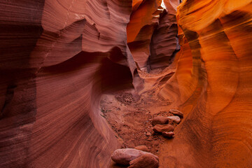 The Antelope Canyon, near Page, Arizona, USA - 410949449