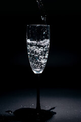 Water flowing into the fougere