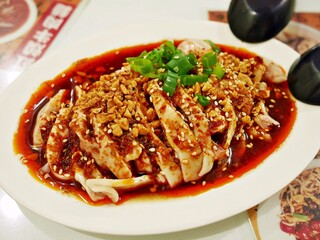 台湾料理・四川料理のよだれ鶏（口水雞）