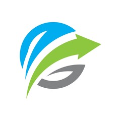 Arrow logo images illustration