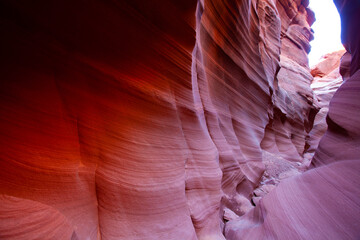 The Antelope Canyon, near Page, Arizona, USA