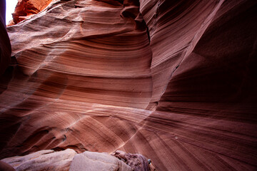 The Antelope Canyon, near Page, Arizona, USA