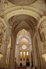 Vue intérieure de la cathédrale de Cuenca, Castille, France