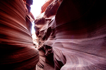 The Antelope Canyon, near Page, Arizona, USA