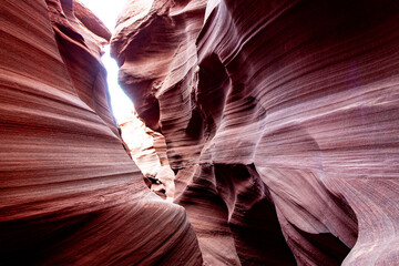 The Antelope Canyon, near Page, Arizona, USA