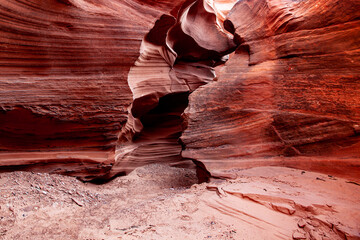 The Antelope Canyon, near Page, Arizona, USA - 410959450