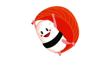 Sushi salmon an