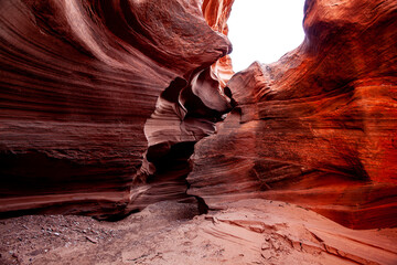 The Antelope Canyon, near Page, Arizona, USA - 410959656