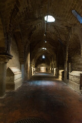Fototapeta premium Cathedral of Palermo, external and internal views. Santa Rosalia.