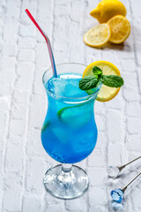Blue Lagoon cocktail