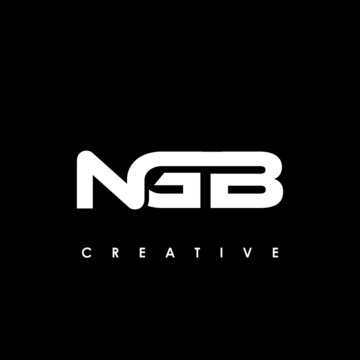 NGB Letter Initial Logo Design Template Vector Illustration