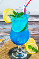 Blue Lagoon cocktail
