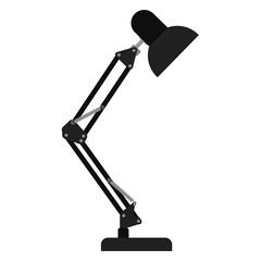 Table lamp.Vector illustration on a white background.