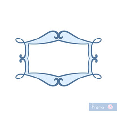 frame decorative vector template