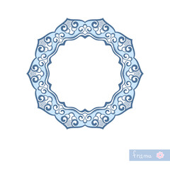 frame decorative vector template