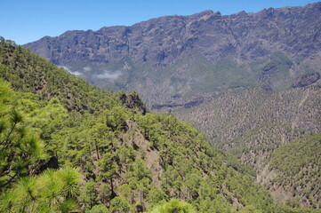 Paisajes de La Palma, islas canarias