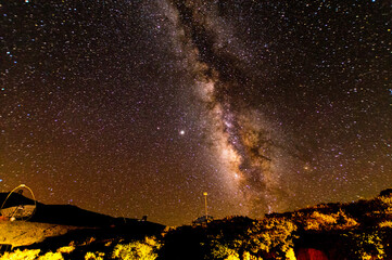 Astrofotografía en La Palma. La vía láctea.
