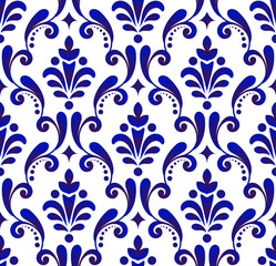 Fototapeta na wymiar seamless damask pattern