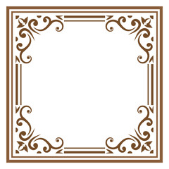vintage frame ornament