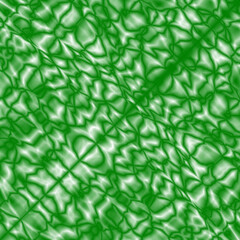 Delicate symmetry of a diagonal pattern of emerald drops and splashes of glass effect.