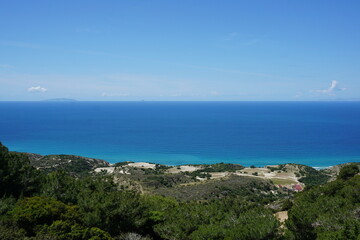 the start of the hike to the Kavo Paradiso Beach in Vigles Agrielia Thymianos Richtis Panagia...
