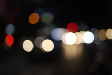 A Lot of  colourful bokeh