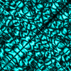 Fluttering symmetry with a crisp pattern of aquamarine veins and splashes of marble craquelure.