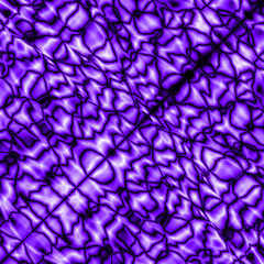 Fluttering symmetry with a crisp pattern of amethyst veins and splashes of marble craquelure.
