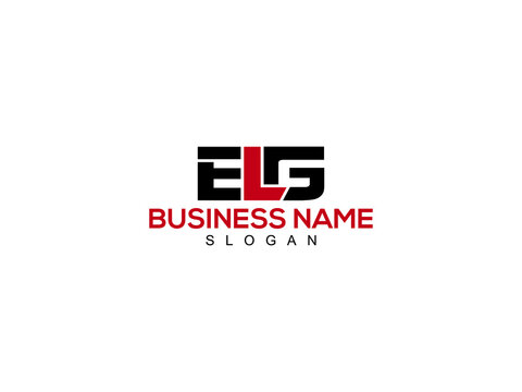 Colorful ELG Letter Logo Image