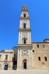 Fototapeta na wymiar Lecce Cathedral, Italian landmark