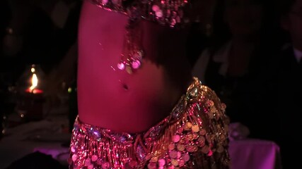 Belly dance in Istanbul at a nightclub 