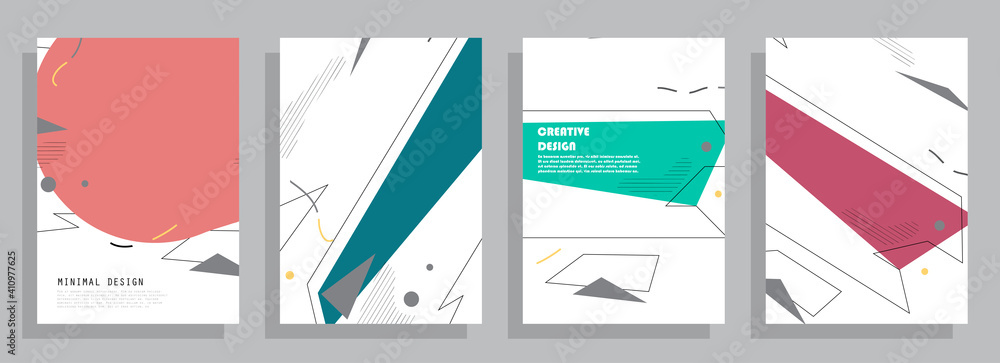 Fototapete vector fluid for text vector graphics for hipsters. dynamic frame stylish geometric black background