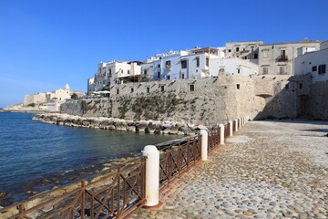 Vieste town in Italy