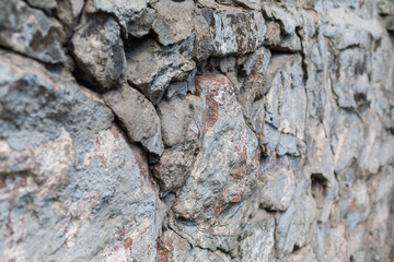 rocks Pattern in bad condition, close up wall texture for background
