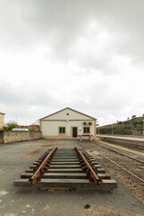Fototapeta na wymiar Plasencia city train station