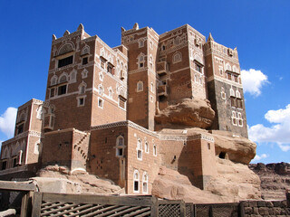 Dar Al Hajar palace in Yemen