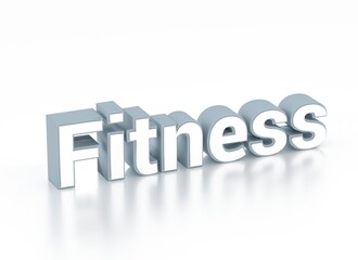 Fitness - Font - 3D - Schrift - Text - 4
