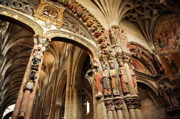 Pórtico del Paraíso Catedral de San Martín en Ourense Orense, Galicia, España