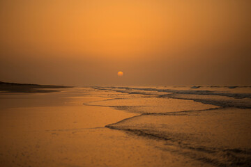 sunset at the beach